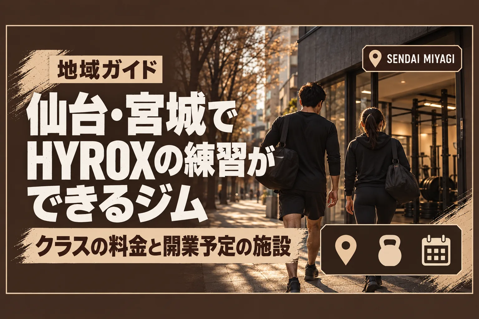 仙台・宮城でHYROXの練習ができるジム（クラスの料金と12月開業予定の施設）