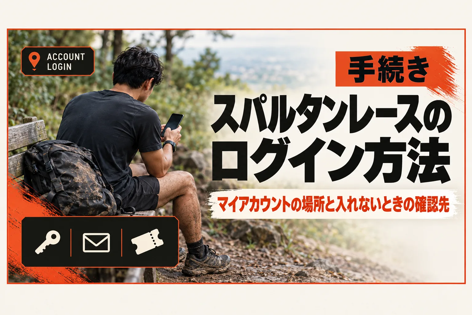 スパルタンレースのログイン方法｜マイアカウントでできることと、入れない・メールが来ないときの確認先