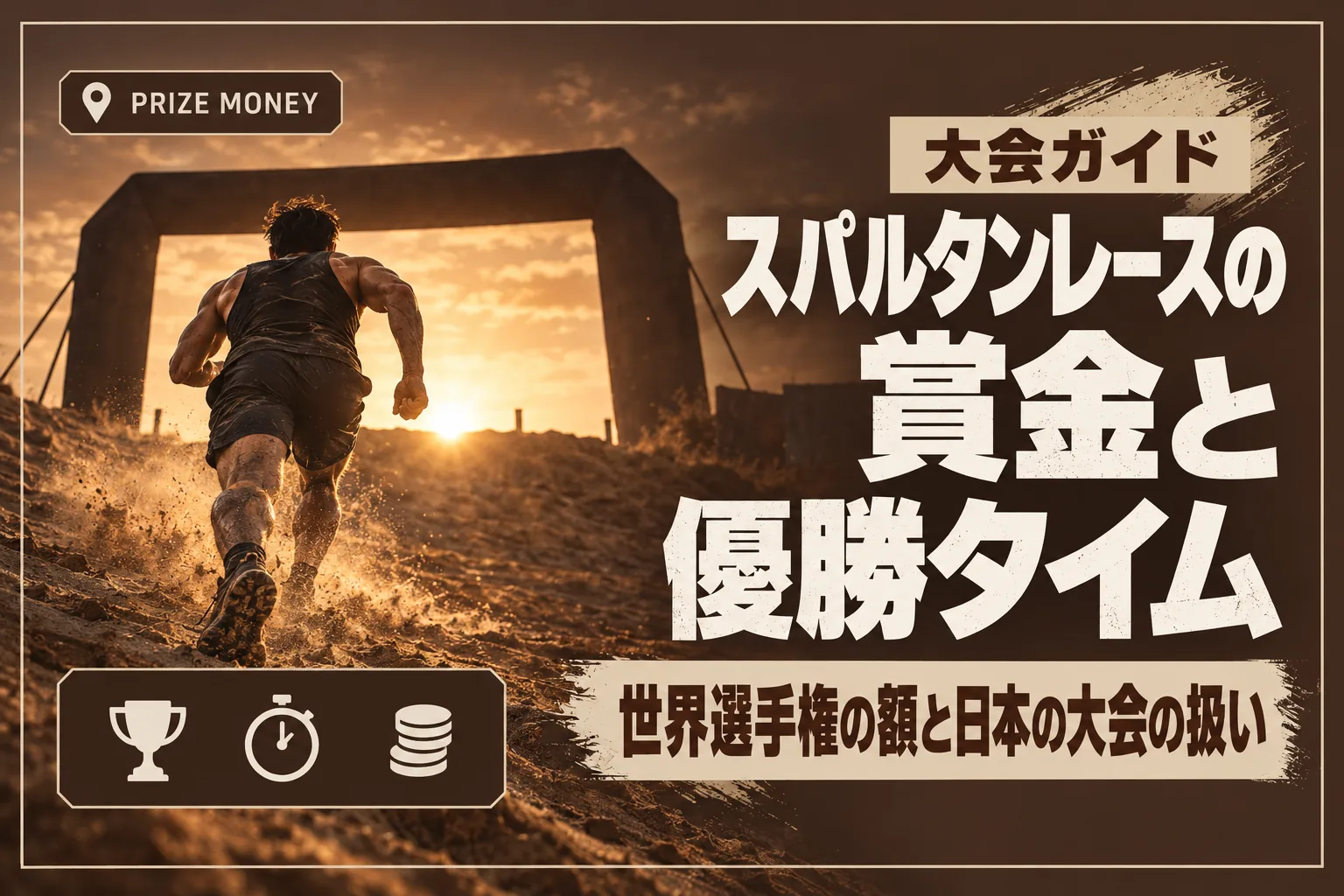 スパルタンレースの賞金と優勝タイム|世界選手権の額と日本の大会の扱い・受け取る条件